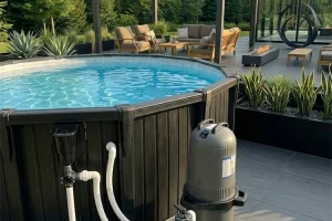 Piscine/filtreur/photo